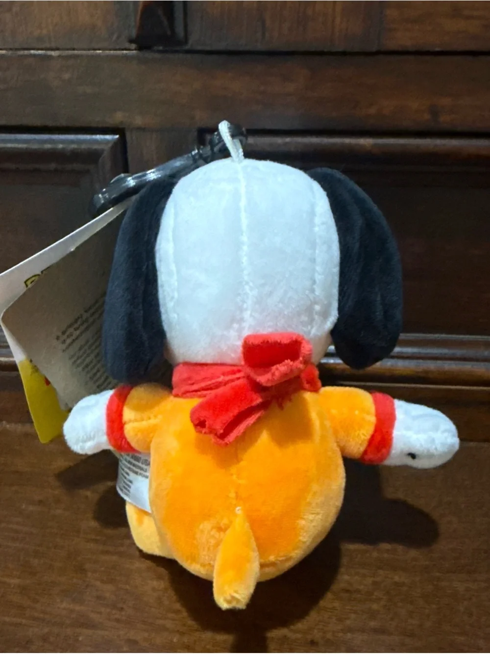 SNOOPY PEANUTS Aurora ASTRONAUT SNOOPY 5” Clip-On Bag Charm Key Chain Plush Toy